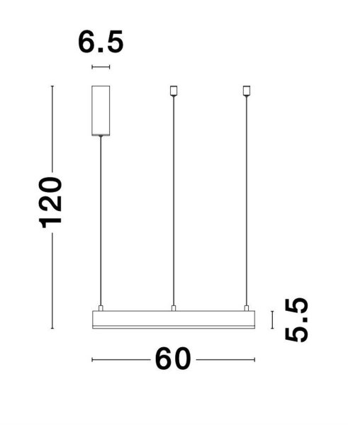 Moderner LED Kronleuchter Ø 60 cm Weiß dimmbar Ring warmweiß
