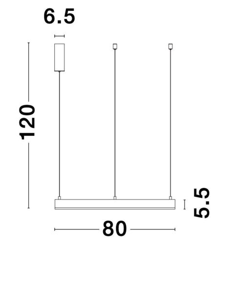LED Pendelleuchte Ring in Gold Ø 80 cm dimmbar warmweiß