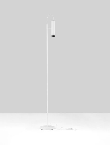 Stehleuchte Weiß Schwarz 160 cm GU10 schwenkbar MARVIN
