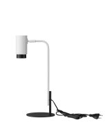 Schreibtischlampe GU10 Wei&szlig; Schwarz 42 cm MARVIN...
