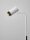 Schreibtischlampe GU10 Weiß Schwarz 42 cm MARVIN Aluminium