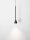 LED Hängeleuchte Schwarz Ø 6 cm dimmbar höhenverstellbar