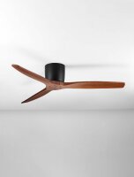 Deckenventilator Fernbedienung Ø 132 cm Schwarz...