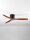 Deckenventilator Fernbedienung Ø 132 cm Schwarz Braun Holz