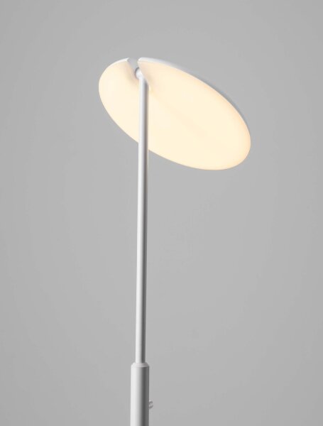 LED Stehleuchte Weiß 205 cm dimmbar schwenkbar warmweiß