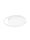 LED Deckenlampe flach Ø 40 cm Weiß warmweiß MURIEL Aluminium