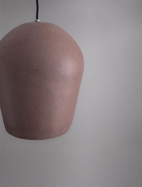 Pendelleuchte außen Schwarz Rot Ø 29 cm IP55 E27 rund Modern