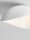 Deckenlampe Weiß Ø 50 cm E27 rund NEVADA Aluminium Modern