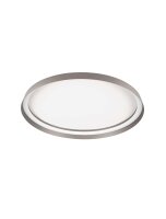 LED Deckenlampe flach &Oslash; 60 cm Braun dimmbar CCT NEWTON