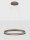 LED Hängeleuchte Braun Ø 60 cm dimmbar Ring Farbwechsel