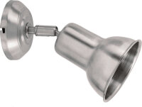 Spot Strahler Messing &Oslash;12cm edel E27 in Nickel LINOS