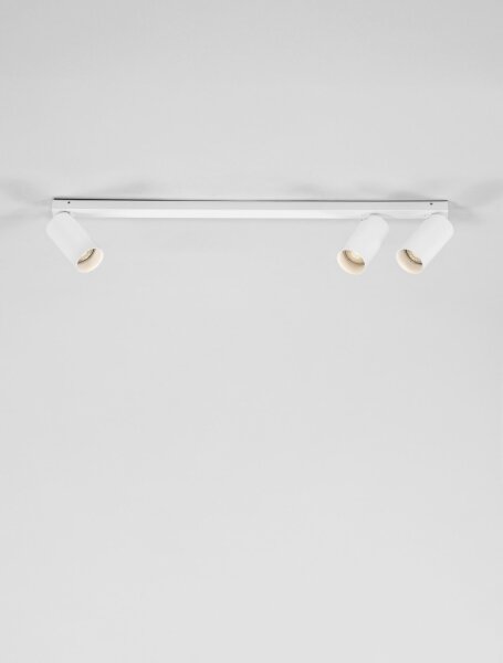 Deckenstrahler GU10 71 cm lang Weiß 3 flammig NOLAN