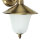 Lampe dextérieur murale en laiton antique avec abat-jour en verre