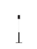 LED Pendelleuchte rund Ø 15 cm Schwarz...