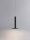 LED Pendelleuchte rund Ø 15 cm Schwarz höhenverstellbar
