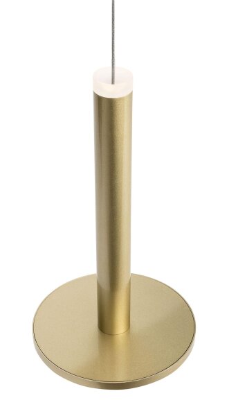 LED Hängelampe in Gold Ø 15 cm rund warmweiß ODESSA schmal