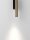 LED Wandlampe Up Down 30 cm hoch in Schwarz Gold warmweiß