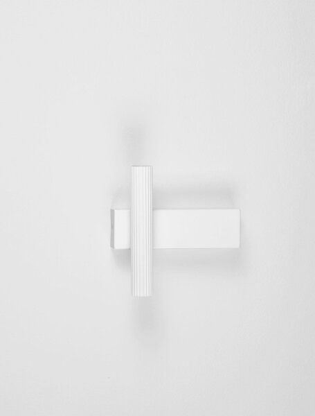 LED Wandlampe 15 cm breit Weiß Up Down 2 flammig warmweiß