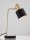 Tischlampe Retro in Gold Schwarz 44 cm E14 Metall OLLIE