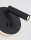 LED Wandspot Schwarz Metall schwenkbar 14 cm warmweiß 780 lm