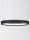 LED Hängeleuchte Schwarz Ø 40 cm dimmbar Ring warmweiß