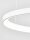 LED Hängeleuchte Weiß Ø 58 cm dimmbar Ring warmweiß Modern