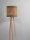 Stehlampe Dreibein E27 165 cm Natur Holz Seegras 2 flammig