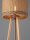 Stehlampe Dreibein E27 165 cm Natur Holz Seegras 2 flammig