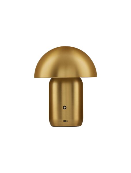 LED Tischleuchte in Gold 26 cm Touch Dimmer warmweiß Modern