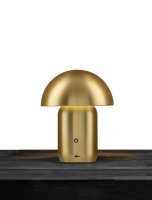 LED Tischleuchte in Gold 26 cm Touch Dimmer...