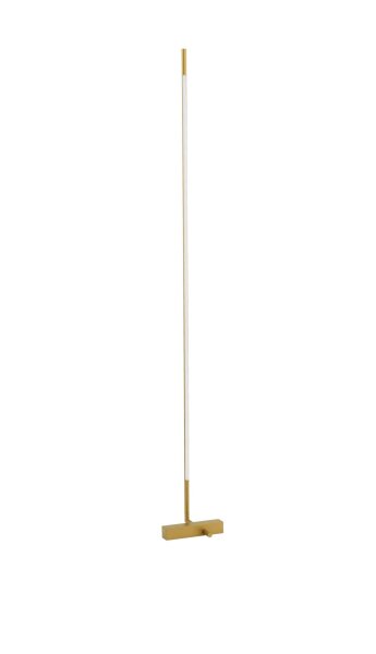 LED Stehleuchte Design in Gold 140 cm schwenkbar Metall