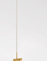 LED Stehleuchte Design in Gold 140 cm schwenkbar Metall
