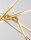 LED Hängelampe in Gold Ø 85 cm dimmbar Design Metall 5397 lm