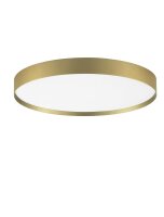 LED Deckenleuchte in Gold &Oslash; 50 cm dimmbar rund CCT flach