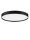 LED Deckenlampe Schwarz Ø 50 cm dimmbar rund CCT PORTER
