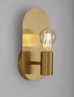 Wandlampe E27 25 cm hoch in Gold Metall POSEY Modern