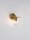 Wandlampe in Gold 15,5 cm hoch E27 Metall POSEY Modern