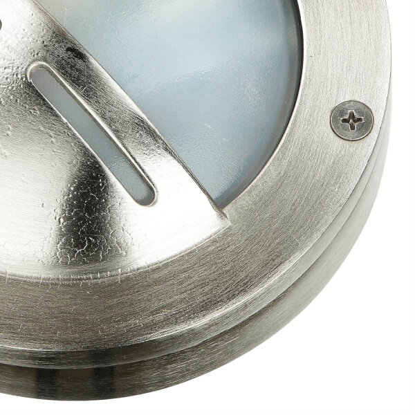 Lampe dextérieur maritime en laiton nickelé Ø14cm AGIA