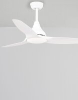 LED Deckenlampe mit Ventilator Ø 122 cm Weiß...