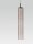 LED Hängelampe Schwarz Mokka Ø 9 cm Rauchglas schmal Modern