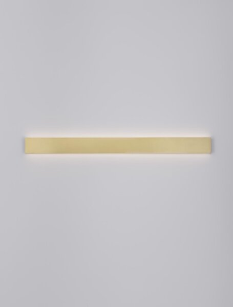 LED Wandleuchte in Gold 90 cm breit Minimalistisch Up Down