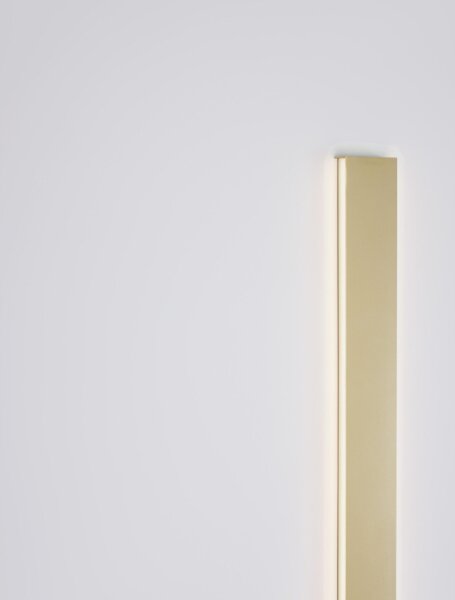 LED Wandleuchte in Gold 90 cm breit Minimalistisch Up Down