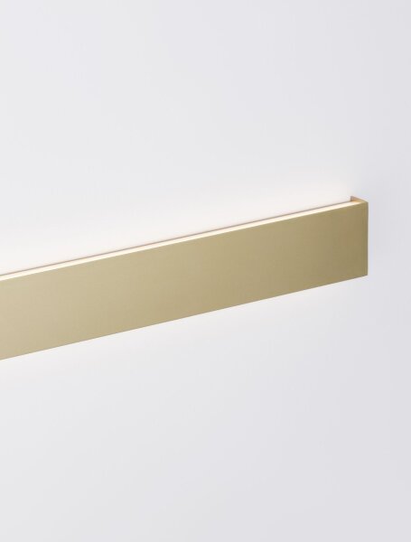 LED Wandleuchte in Gold 90 cm breit Minimalistisch Up Down