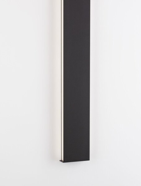 LED Wandleuchte Schwarz 60 cm breit Minimalistisch Up Down
