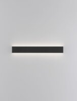 LED Wandleuchte Schwarz 60 cm breit Minimalistisch Up Down