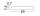 LED Wandlampe in Gold 60 cm breit Minimalistisch Up Down