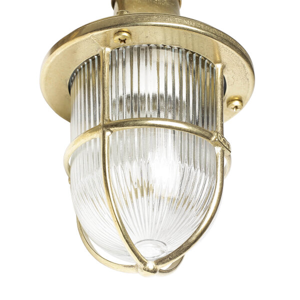 Lampe dextérieur laiton inoxydable Abat-jour en verre SANTORIN