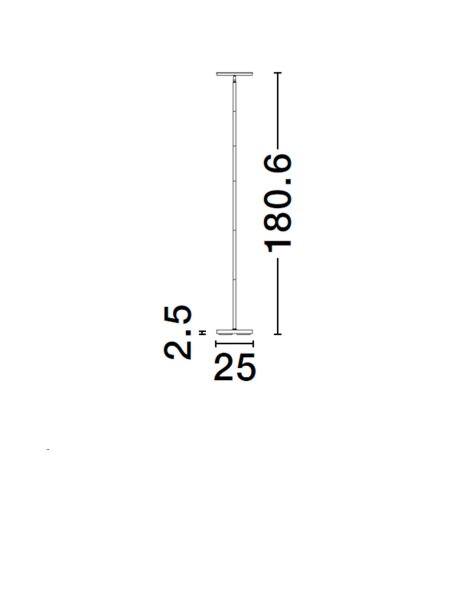 LED Stehlampe 181 cm Weiß dimmbar schwenkbar warmweiß RENAUD