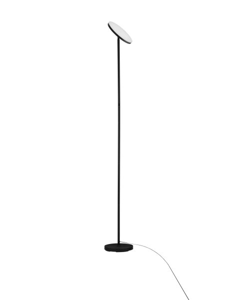 LED Stehleuchte Schwarz 181 cm dimmbar schwenkbar warmweiß