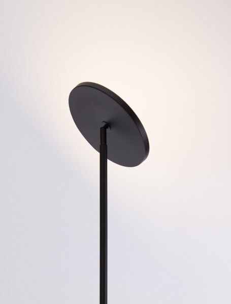 LED Stehleuchte Schwarz 181 cm dimmbar schwenkbar warmweiß